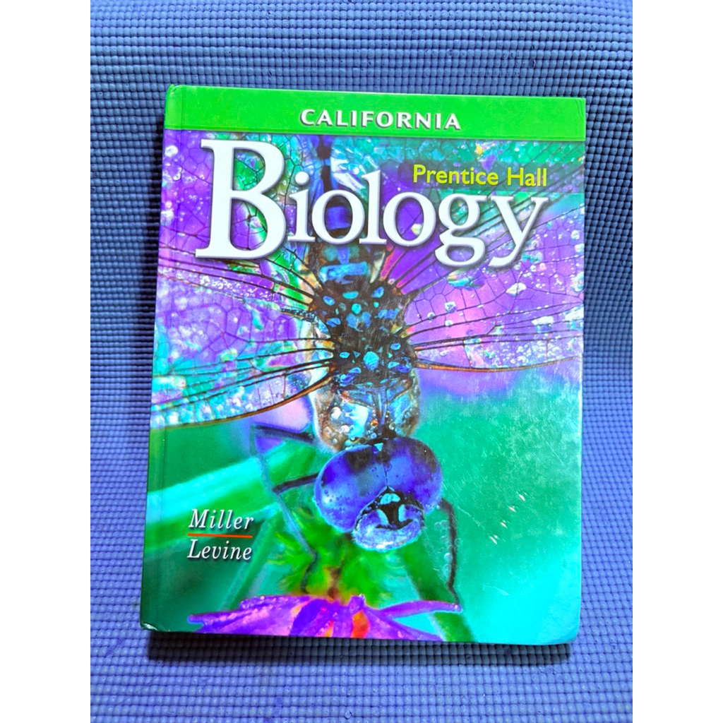 Prentice Hall Biology Miller Levine Biology textbook💥ไม่มีเขียน ปกแข็ง