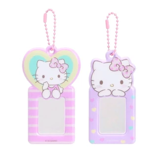พวงกุญแจ ใส่รูป ห้อยกระเป๋า มี 2ชิ้น/แพค และแบบ 1ชิ้นมี2ช่องใส่รูป จาก Sanrio ลิขสิทธิ์แท้100% พร้อมส่ง