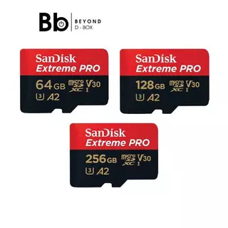 [ของแท้] เมมโมรี่การ์ด SanDisk Extreme Pro microSDXC C10 A2 (เลือกความจุได้) by BB Beyond D-Box