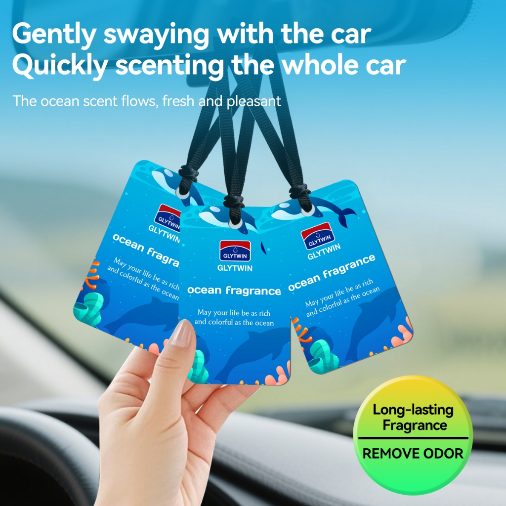 การ์ดแขวนรถยนต์ GLYTWIN น้ำหอมปรับอากาศ น้ำหอมปรับอากาศรถยนต์ น้ำหอมปรับอากาศรถยนต์ - รูปที่ 4