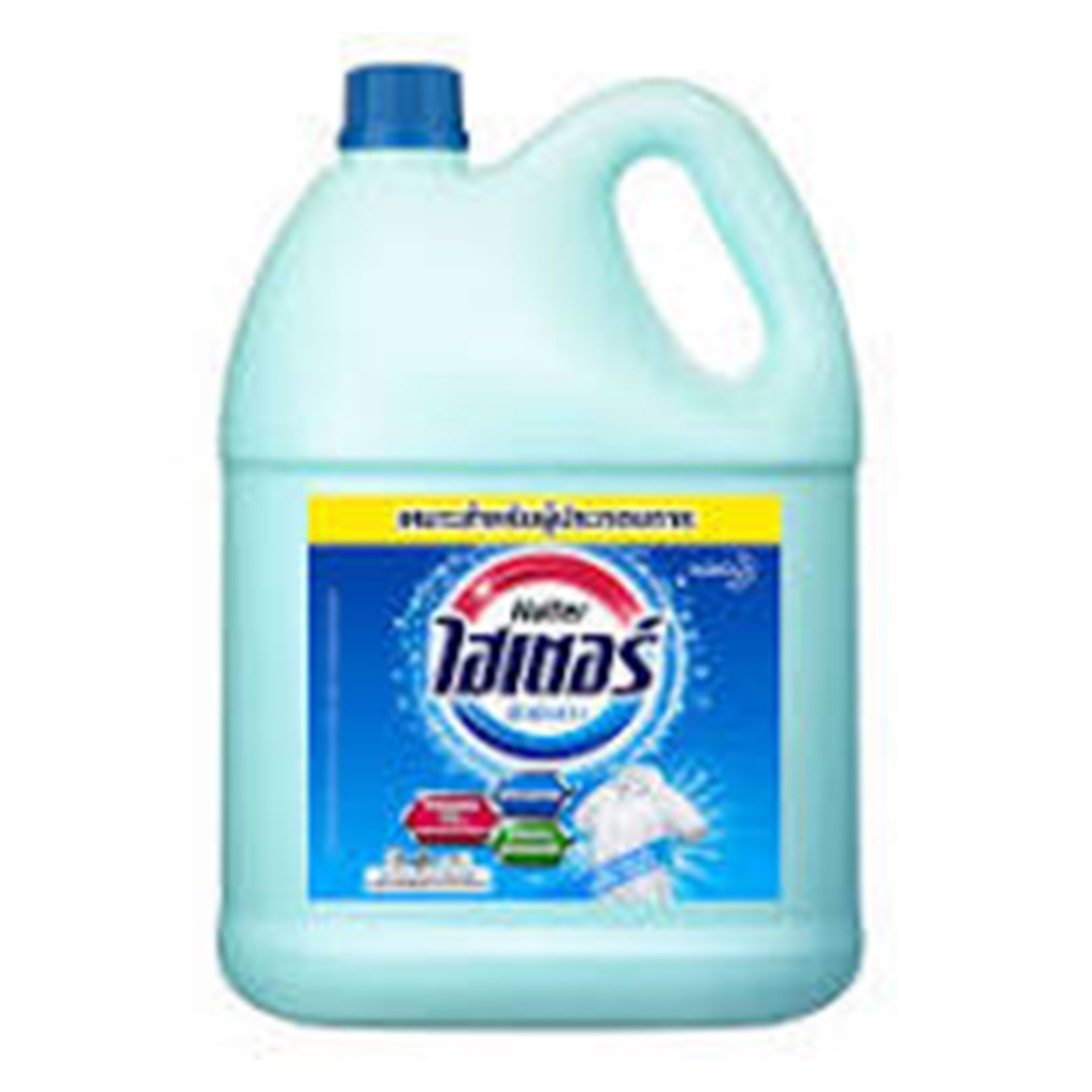 Hyterไฮเตอร์ น้ำยาซักผ้าขาว สีฟ้า 5 ล.