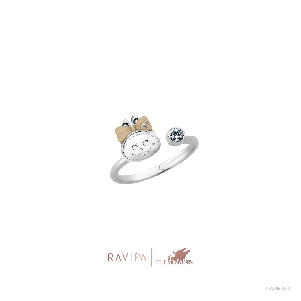 Ravipa | Labubu Baby Northstar Diamond Ring - แหวน