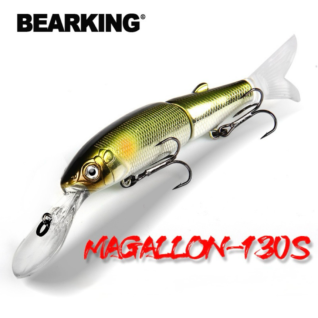 BEARKING เหยื่อตกปลาลิ้นยาวสองท่อน 113mm./16g.