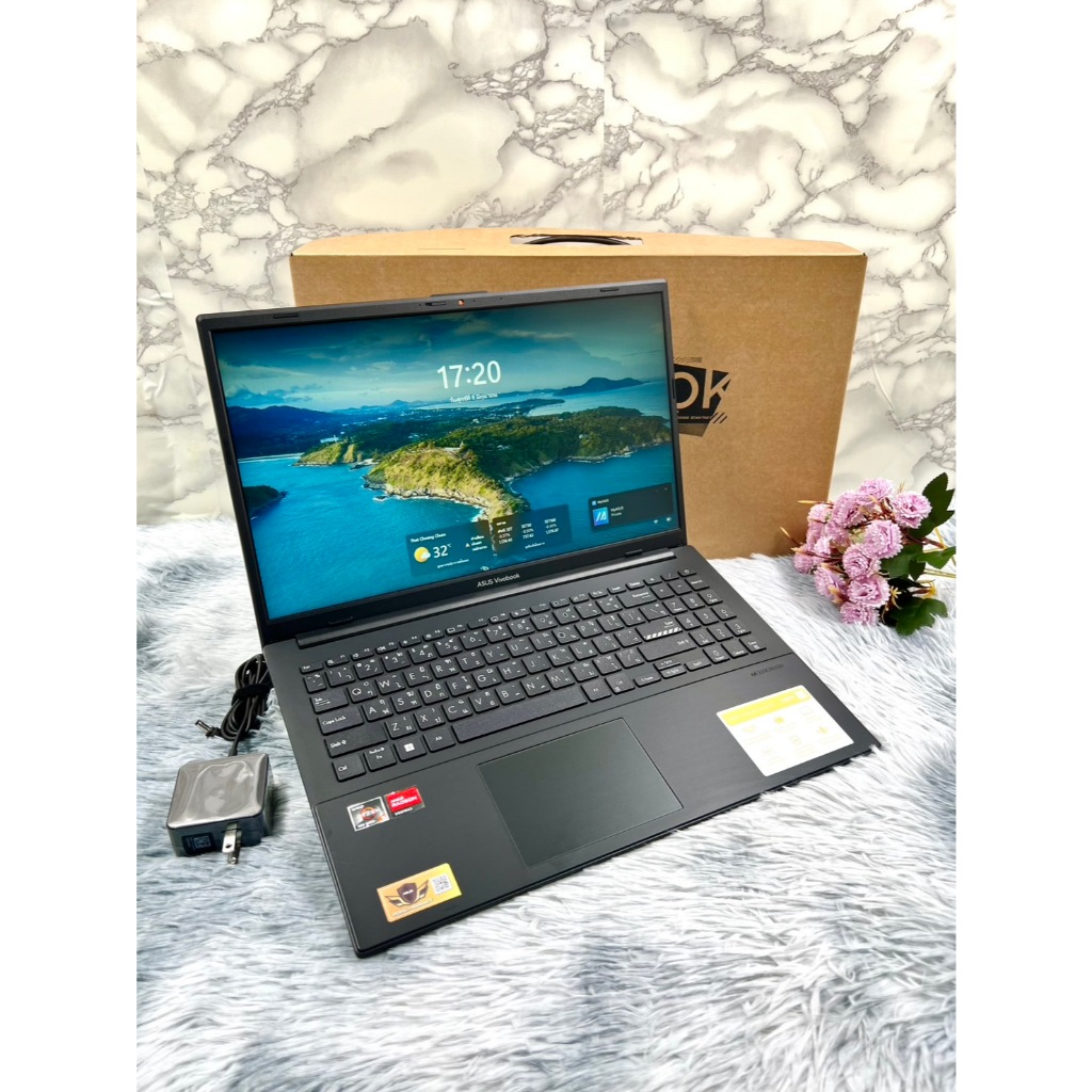 โน๊ตบุ๊ค Asus Vivobook Go 15 M1504FA-NJ516W ของใหม่มากกก เหมือนมือหนึ่ง ราคาจึ้งแบบมือสอง