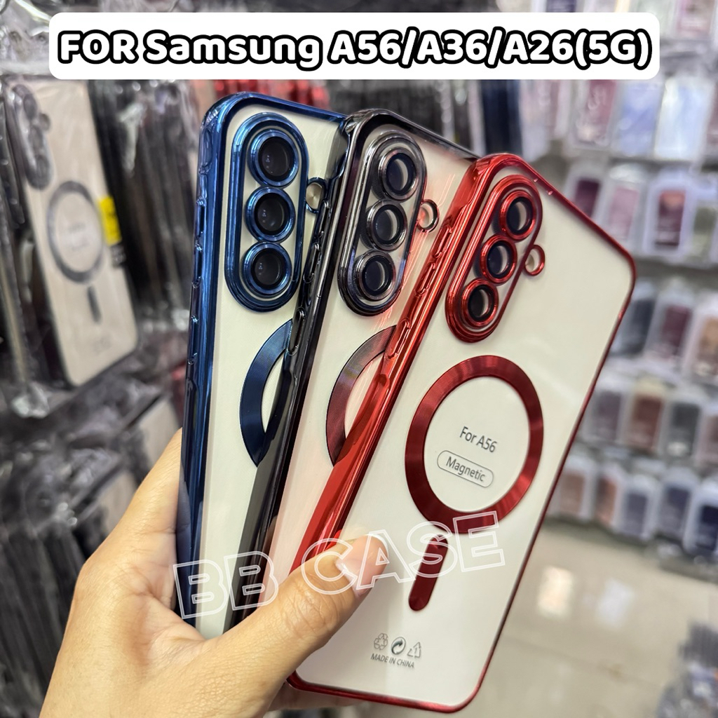 เคสซิลิคอนTPU สำหรับ รุ่น Samsun A56(5G) A36(5G) A26(5G) ตรงรุ่น ขอบนิ่มหลังใสชาร์จไร้สาย มีสามสี ปกป้องเลนส์กล้อง - รูปที่ 3