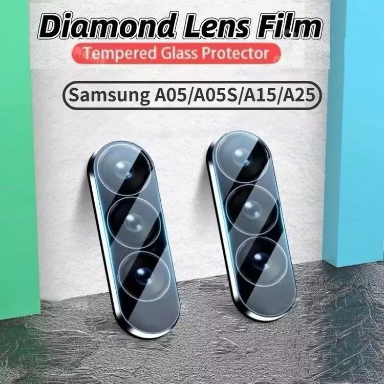 ฟิล์มครอบกระจกกล้อง 3D ฟิล์มกระจกเลนส์กล้อง สำหรับ Samsung A07 A17 A55 A35 A25 A15 A26 A36 A56 A54 A05 A05S A06 A16 A14