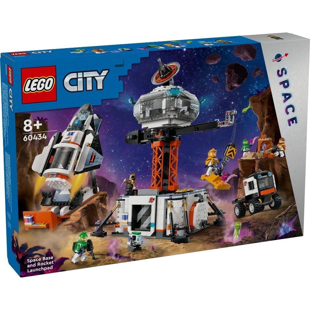 LEGO City 60434 Space Base and Rocket Launchpad Set