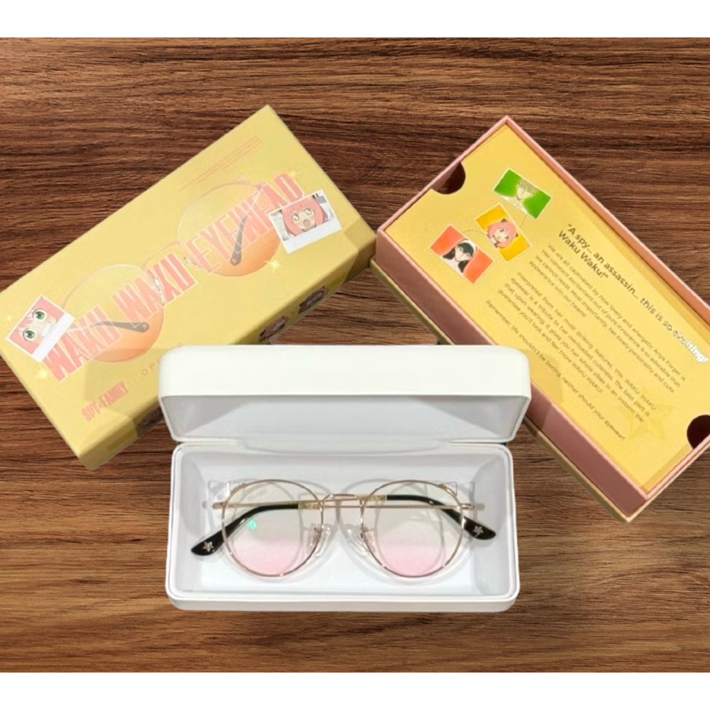 Spy x Family แว่นอาเนีย Waku Waku พร้อมของสะสมครบเซ็ต แว่นตา Ophtus