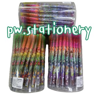 pronto ดินสอสีต่อไส้ ยกกล่อง 72 แท่ง (1 แท่ง 11สี) colour pencil