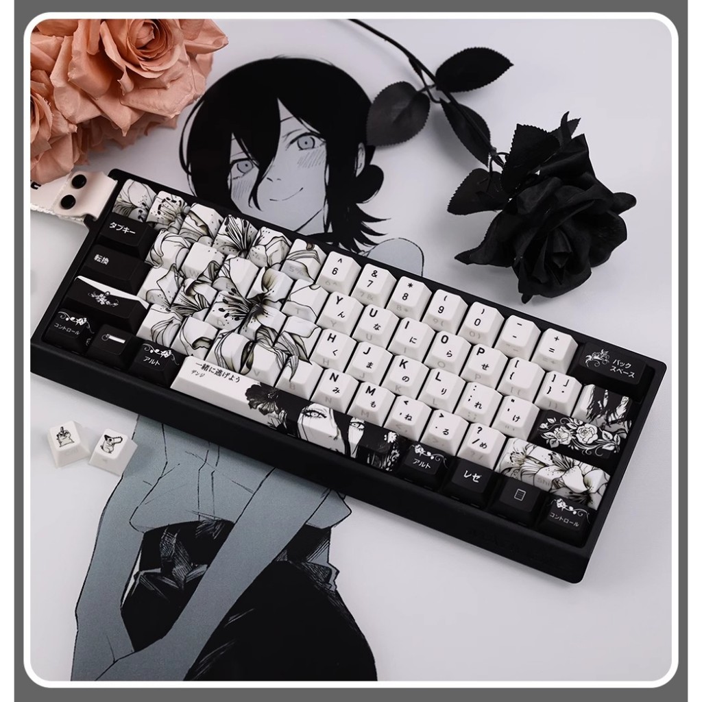 เรเซ่ คีย์แคปลิขสิทธิ์แท้ Chainsaw man Reze Profile OEM  ACE60 และ Wooting ใส่ได้