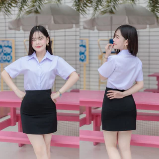 กระโปรงนักศึกษา กระโปรงทรงเอไม่ผ่า ความยาว 16 - 24 นิ้ว เอว 24 - 30 นิ้ว