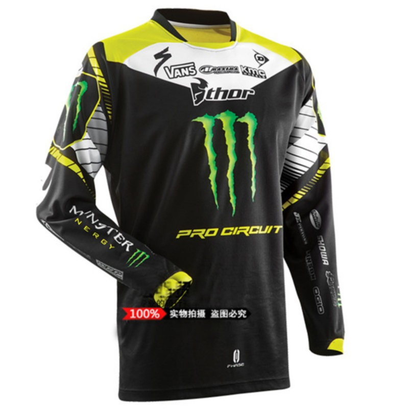 เสื้อกีฬา ใส่ขับรถวิบาก แข่งรถจักรยาน แขนยาวแบบแห้งเร็ว T01T02 T34 T35 /87/92