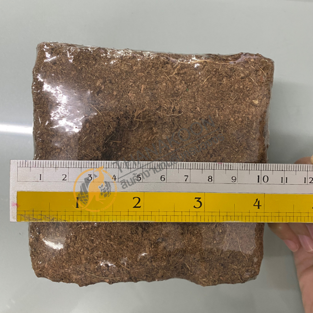 ขุยมะพร้าวอัดก้อน ยกลัง 48 ก้อน เพาะปลูกแทนดิน รักษาความชุ่มชื้น ผ่านการล้าง ลดความเค็ม pH เหมาะสม ของแท้💯จากโรงงาน - รูปที่ 5