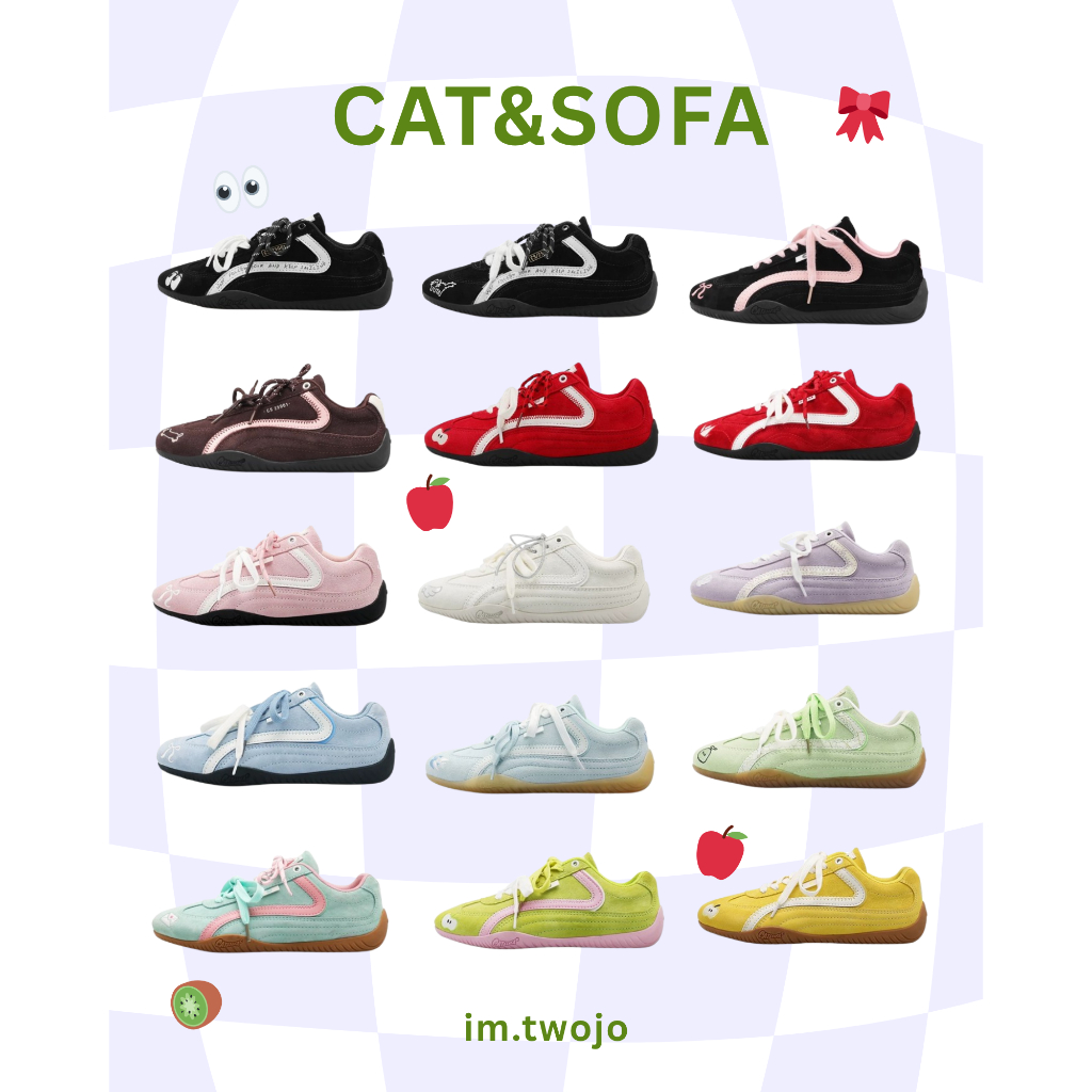 พรีออเดอร์ Cat&Sofa รองเท้าฮิต รุ่น emoji icon (ใช้โค้ดส่วนลดได้)