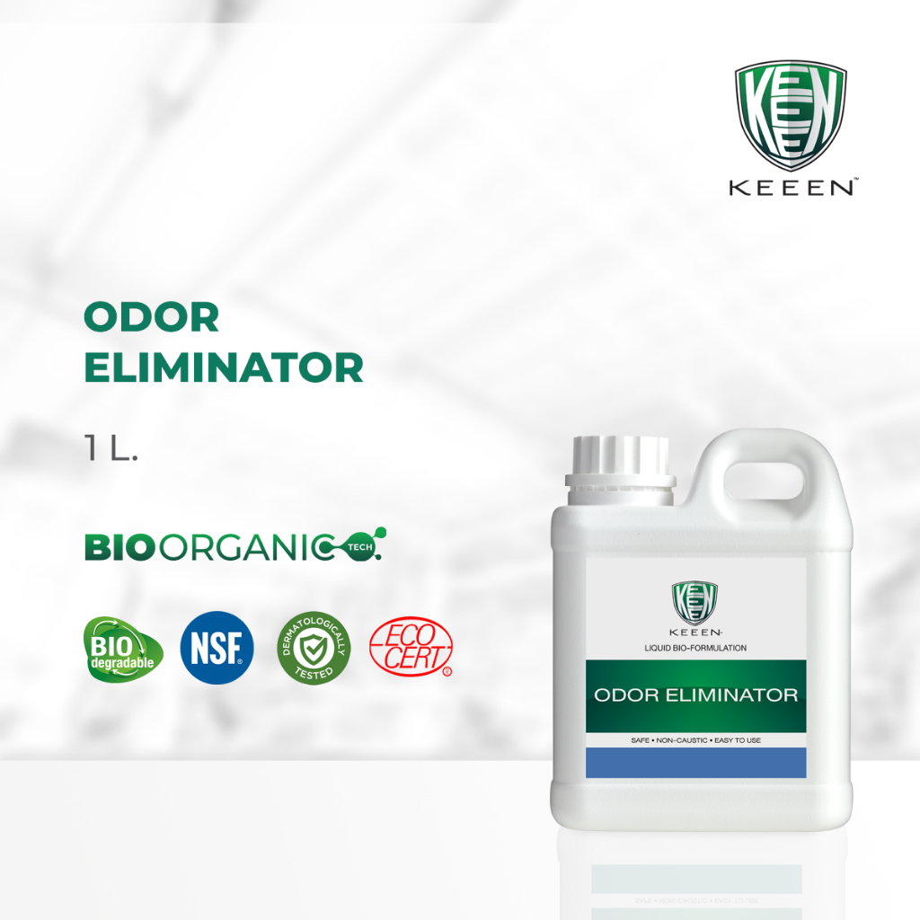 Keeen ผลิตภัณฑ์ขจัดกลิ่นสำหรับบ่อขยะ - ODOR ELIMINATOR 1L (1ลิตร)