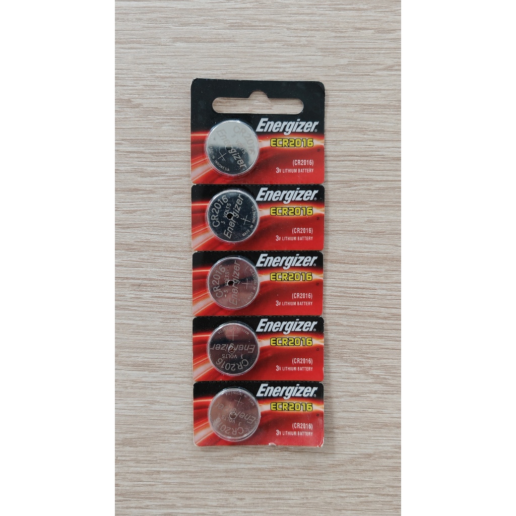 ⚪ ถ่านกระดุม Energizer CR2016 Lithium Battery 3V