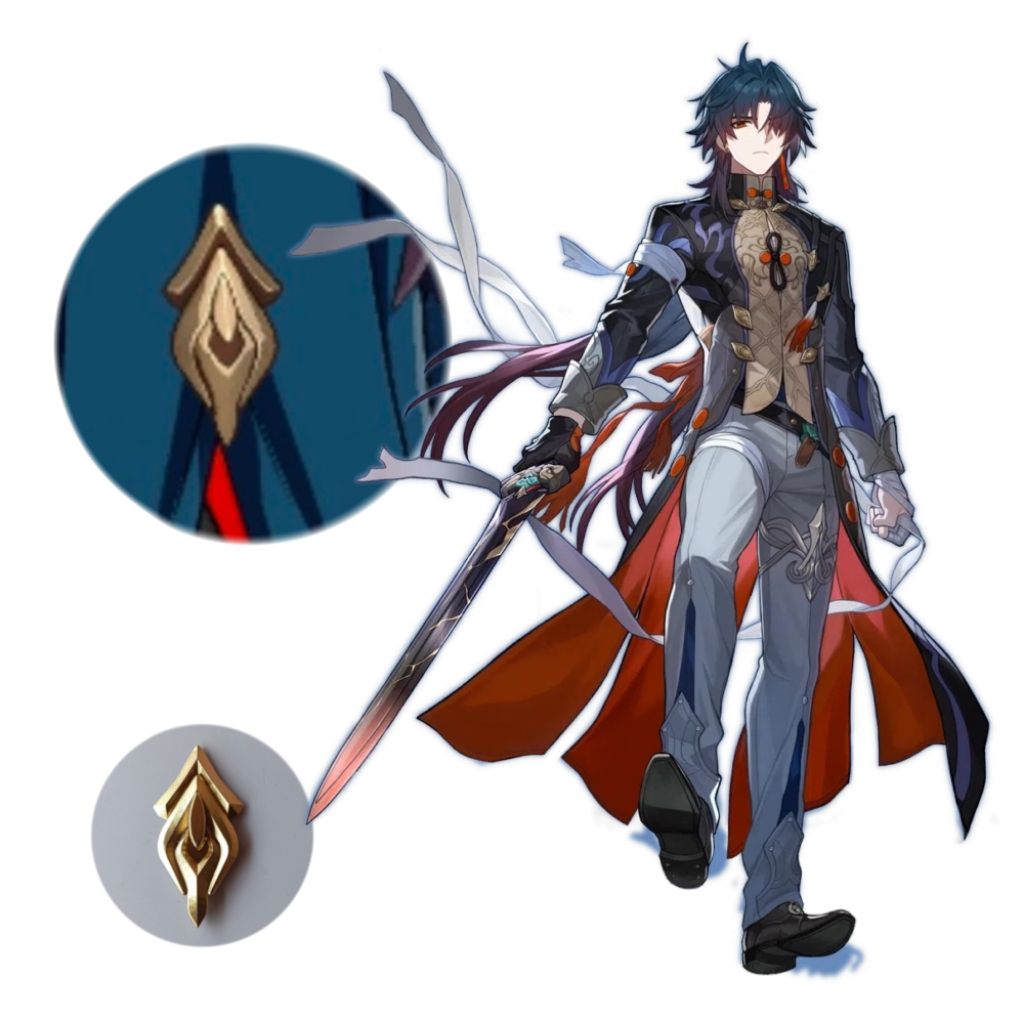 พร๊อพกิ๊บ( Yingxing ) Blade  [ Honkai Star Rail ] งานเรซิ่น 3D [ Cosplay ]