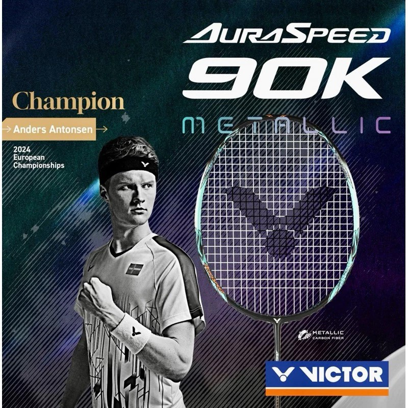 VICTOR ไม้แบดมินตัน รุ่น ARS-90K METALLIC [แถมเอ็น+ขึ้นเอ็นฟรี+กริป+ซอง+ประกันศูนย์ไทย](โปรดอ่านรายล
