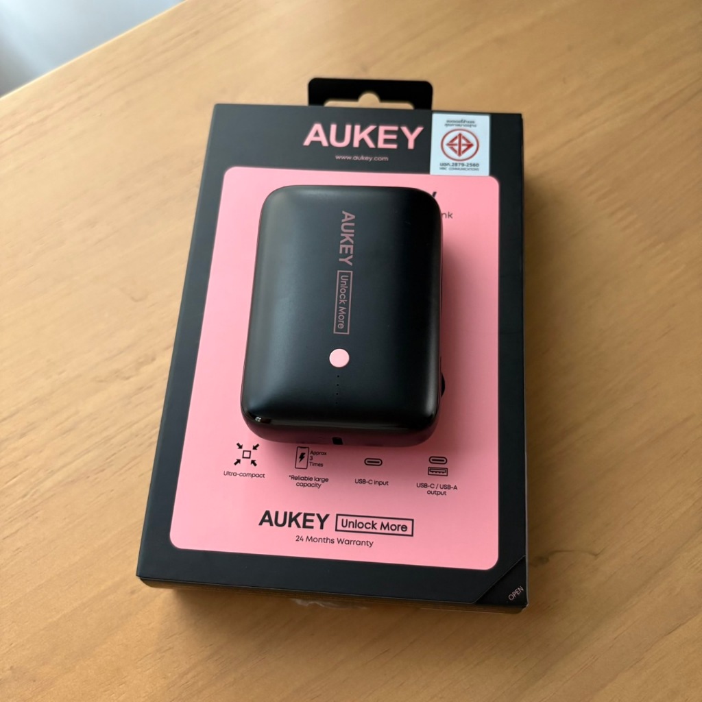 AUKEY PowerPlus Sprint powerbank พาวเวอร์แบงค์ ชาร์จเร็ว 10000mAh ขนาดเล็ก PD20W SCP22.5W รุ่น PB-N8
