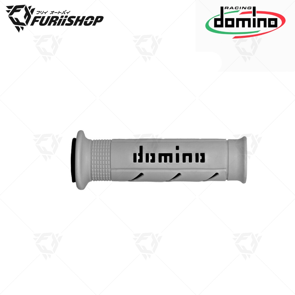 ปลอกแฮนด์ DOMINO A250 ปลายเปิด เทา-ดำ