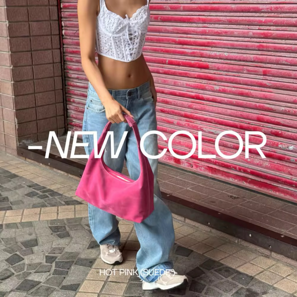 knack.bag - Hobo (L) - Hot pink (สีชมพูบานเย็น)