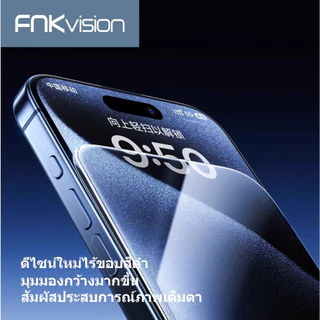 FNKvisionฟิล์มกระจก สำหรับ iPhone17air 17promax 17 16e 16 16Plus 16Pro 16ProMax 15 15Pro 14ProMAX 14 13 12 11 XR