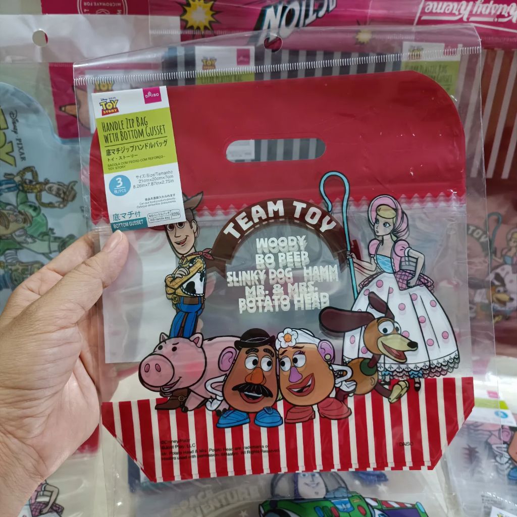 ถุงของขวัญซิปล็อคลาย Toy Story สวยๆ
