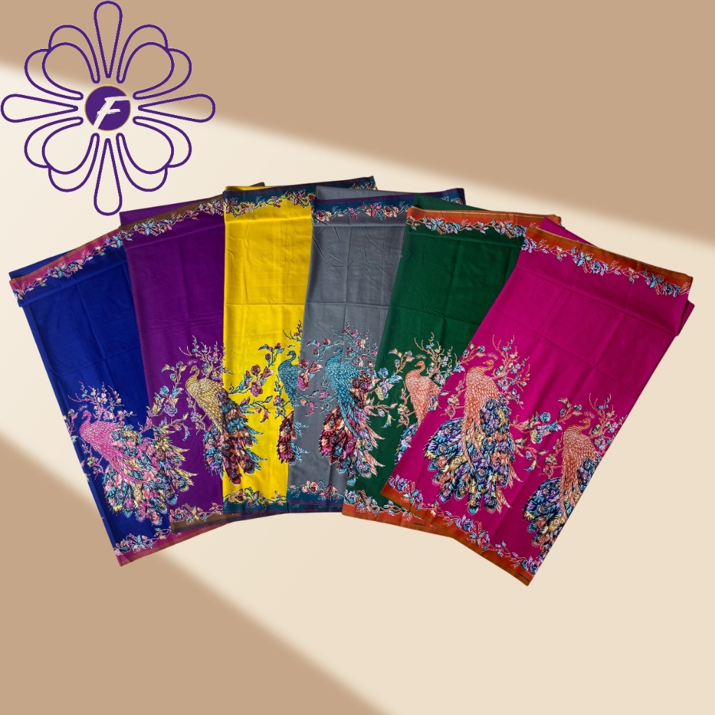 ผ้าถุงลายดอก สีสดสวย ผ้าใส่สบาย ซับน้ำดี ไม่ลื่น มีสินค้าในสต๊อก มีให้เลือก 24 แบบ