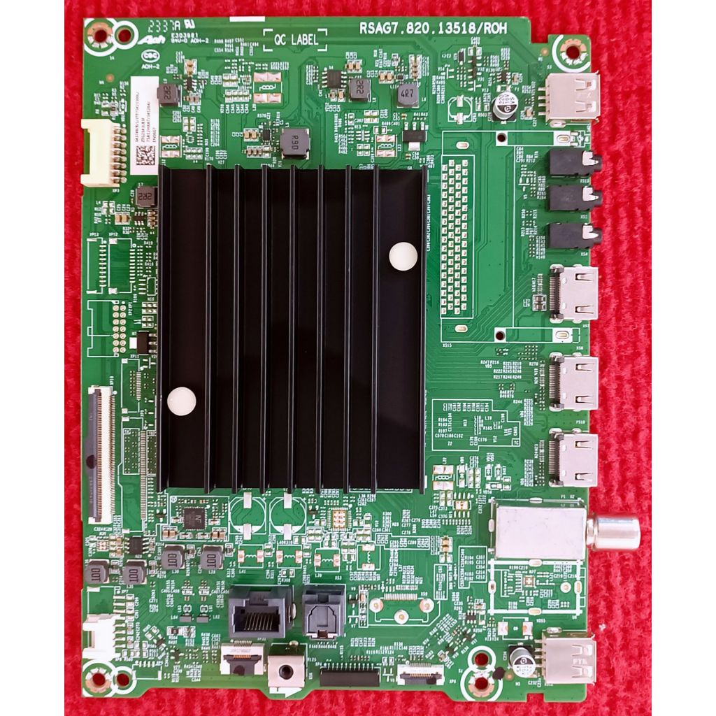 เมนบอร์ดทีวี  Hisense รุ่น 75A6500K  พาสบอร์ด  RSAG7.820.13518/ROH