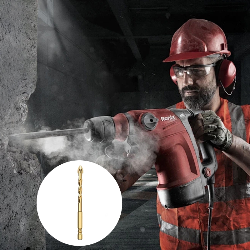 🏠 ดอกสว่าน แข็งแรง2เท่า ดอกสว่านคาร์ไบด์ ดอกสว่านเจาะเหล็ก เจาะปูน เจาะกระจก เจาะกระเบื้อง 6มม. 8มม. - รูปที่ 4