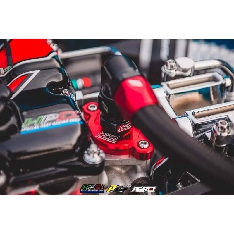 แป้นคอน้ำบนHPD ตรงรุ่น isuzu D-max/All-new  พร้อมเกลียวAN16