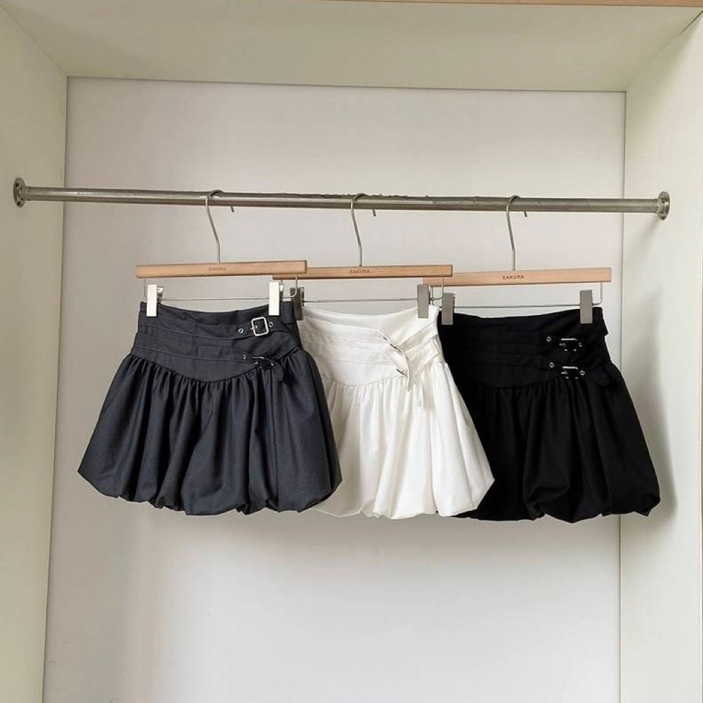 LILY งานป้าย งานนำเข้า กระโปรงสั้นทรงบอลลูน สวยตรงปก ดีเทลน่ารัก เดรสใส่เที่ยว/ใส่ทำงาน/ใส่ออกงานได้เลยค่า