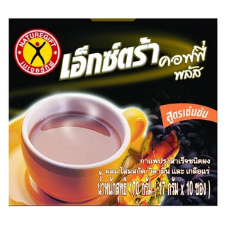 NatureGift Extra Coffee Plus เนเจอร์กิฟ เอ็กซ์ตร้า คอฟฟี่ พลัส 1 ชุด มี 8 กล่อง กล่องละ 10 ซอง