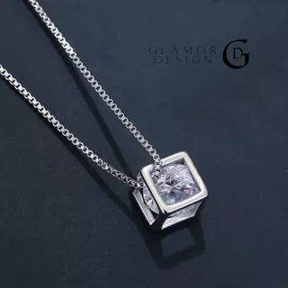 GLAMOR✨สร้อยคอเงิน Magic จี้หยดน้ํา สร้อยแฟชั่น สร้อยหยดน้ำ สร้อยคอเงินแท้925 จี้เพชร สร้อยเพชร