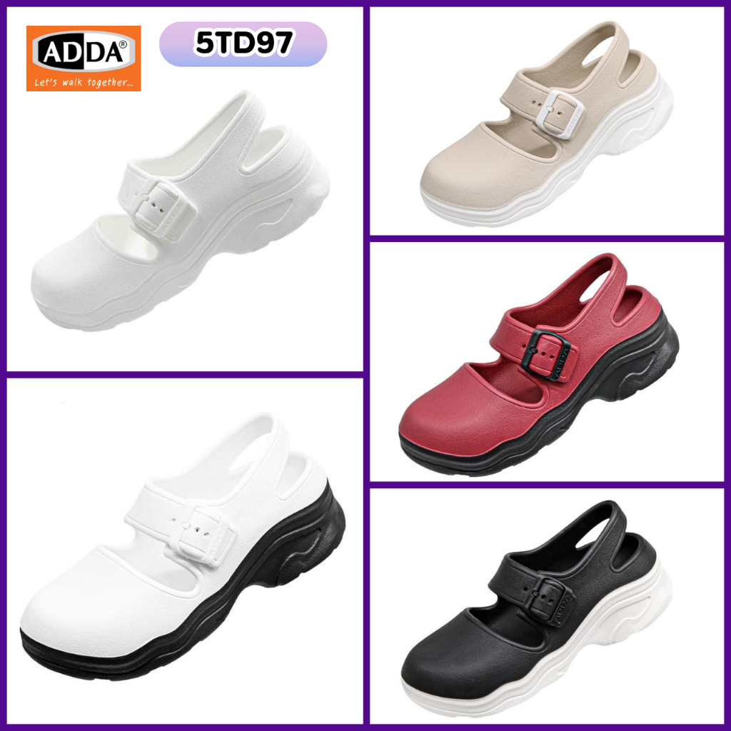 ADDA รุ่น 5TD97-W1 SIZE (4-7) สำหรับหญิง มีสายรัด น้ำหนักเบา (XFRA)