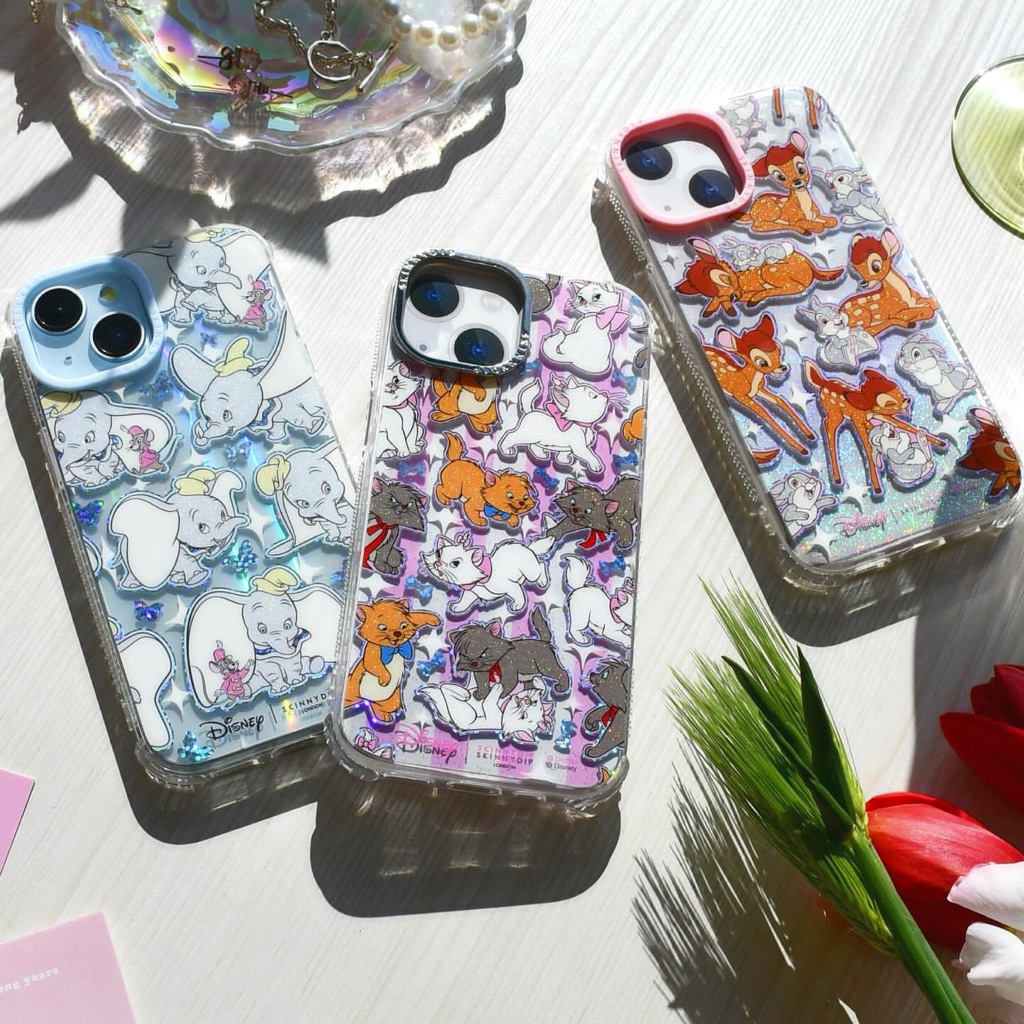 ✨ พร้อมส่ง ✨ SKINNYDIP x Disney The Aristocats, Dumbo, Bambi & Thumper Case (ลิขสิทธิ์แท้ 100%) | เคสดิสนีย์ 💖