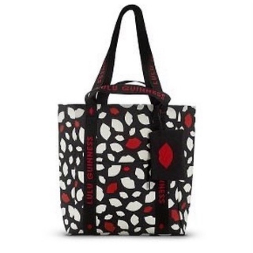 พร้อมส่ง  Lulu Guinness Flurry Reusable Bag  กระเป๋า Shopping นำเข้าจากอังกฤษ