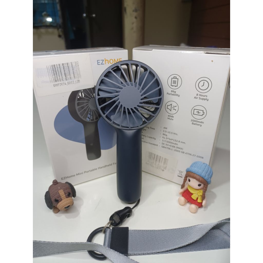 EZHOME Mini Portable Handheld Fan EF02
อีซี่โฮม พัดลมพกพามือถือ

