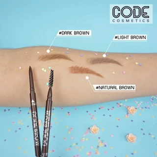 ดินสอเขียนคิ้ว CODE Brow ซุปเปอร์สลิม เพนซิล หัวเล็กเขียนง่าย