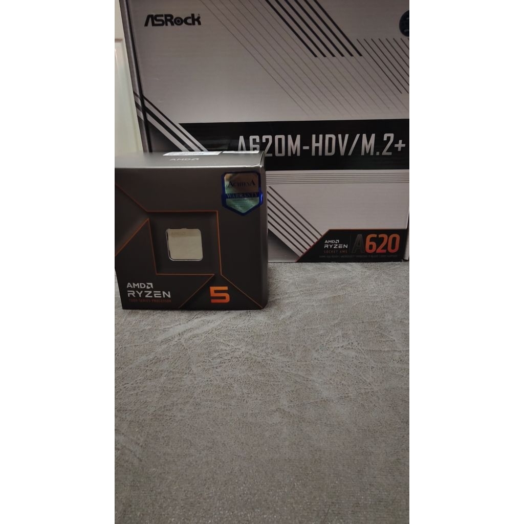 CPU R52600+Mainboard/AM4/A320ฺ/ฺB/B450✅Asus primeA320m-k/ MSI B450มือ2