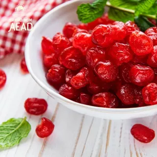 เชอร์รี่อบแห้ง การันตีความอร่อย เปรี้ยวหวานลงตัว Dried Cherries แม่เฒ่าเอียด