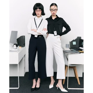 Lawyer Store | [8251175] เสื้อเชิ้ตแขนยาว ผ้าเงา silk satin หรูหรา สำหรับผู้หญิง เสื้อเชิ๊ต มีให้เลือก 7สี
