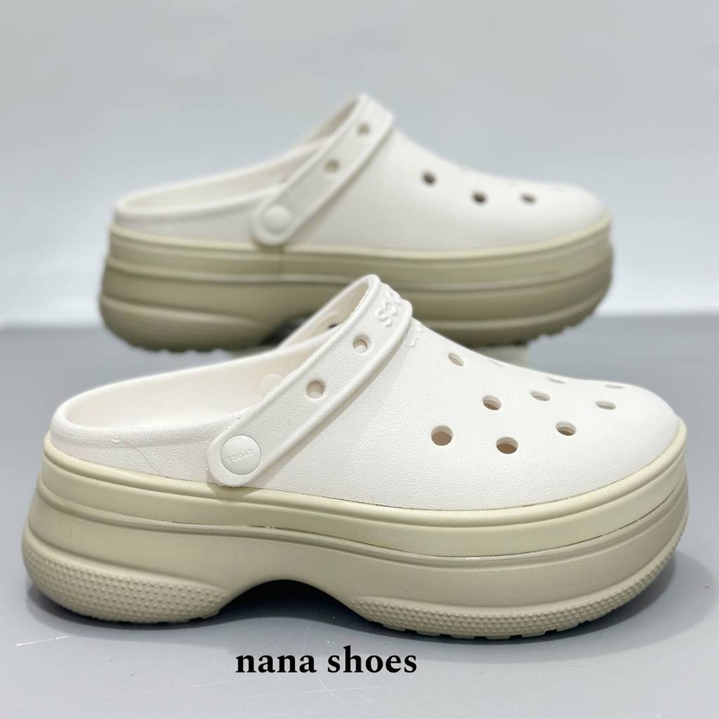 รองเท้า Croocs clas-sic stac-ked รุ่นแตะแบบสวม ผู้หญิง ใส่ได้ทุกฤดูกาล 36--40 สินค้ามีพร้อมส่ง