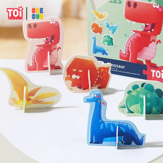 TOi จิ๊กซอว์ชิ้นใหญ่จับถนัดสำหรับเด็กเล็ก My First Puzzle ของเล่นเด็กเสริมพัฒนาการ 2 ขวบขึ้นไป