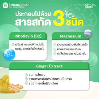 Migra วิตามินชาวไมเกรน ที่ปวดไม่ถึง 10 วัน/เดือน