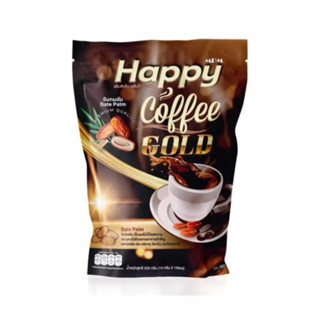 กาแฟอินทผลัม Happy Coffee Gold หอมอร่อย ปราศจากน้ำตาล ไม่มีไ…