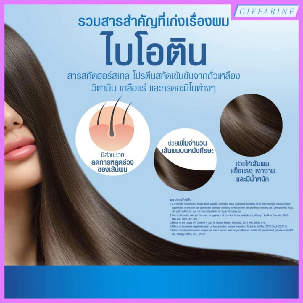 กิฟฟารีน ไบโอติน เอช แมกซ์ 900 ดูแลเส้นผมและหนังศีรษะ thumbnail 4