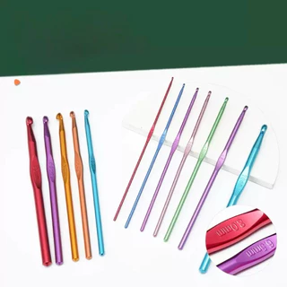 เข็มโครเชต์อะลูมิเนียม 2.0mm-10.0mm เข็มถัก เข็มควักอะลูมิเนียมสไตล์ญี่ปุ่น หัวเดียว