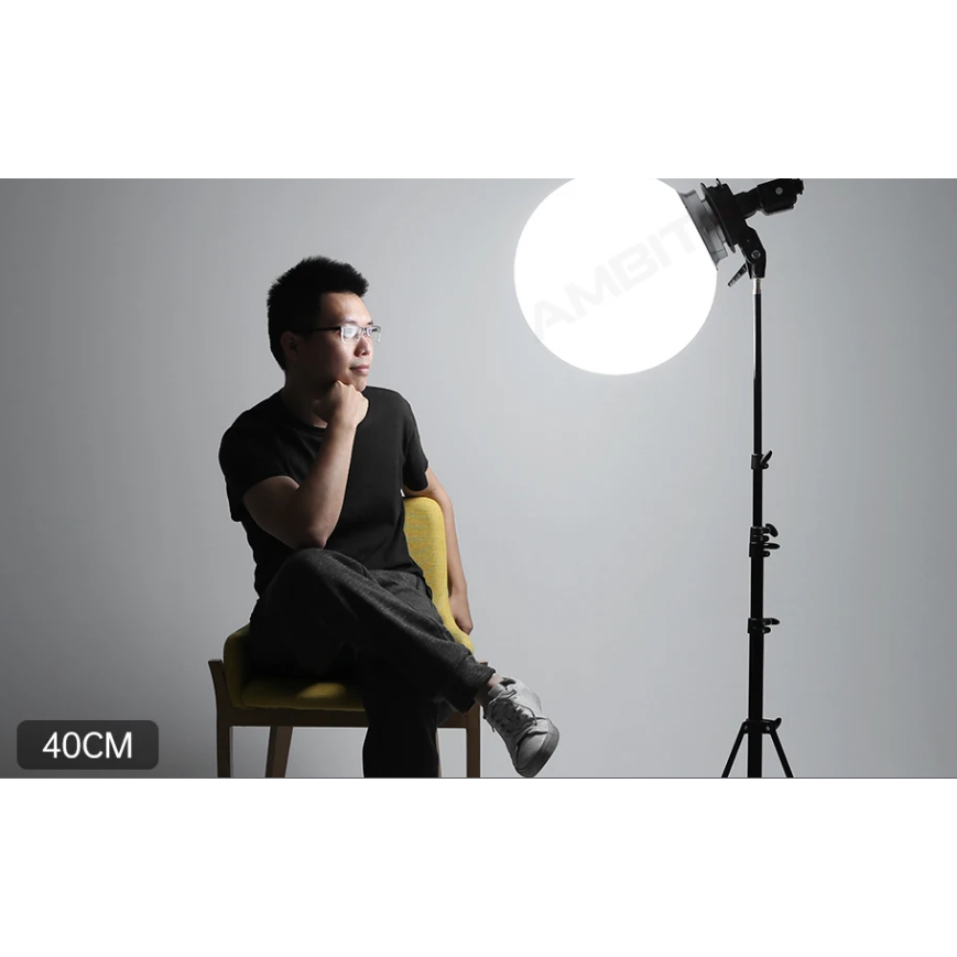 โคมถ่ายรูป Diffuser Dome for Bowens Mount สำหรับLEDและแสงแฟลชในสตูดิโอ