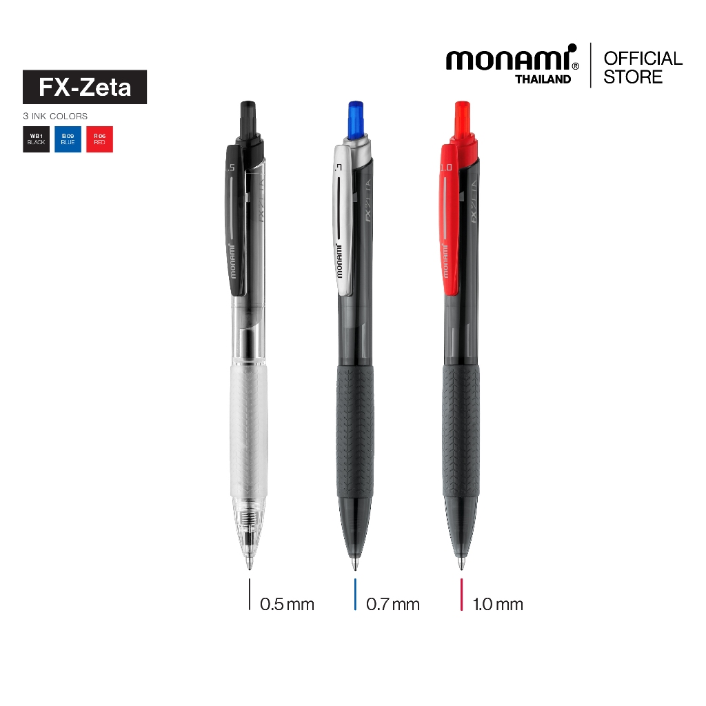 Monami ปากกาลูกลื่น รุ่น FX Zeta